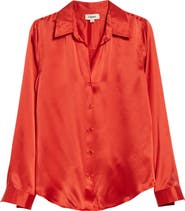 L'AGENCE Tyler Silk Blouse