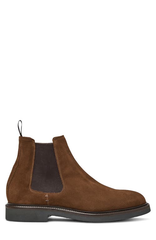 Aquatalia Prospero Water Resistant Chelsea Boot In Brown