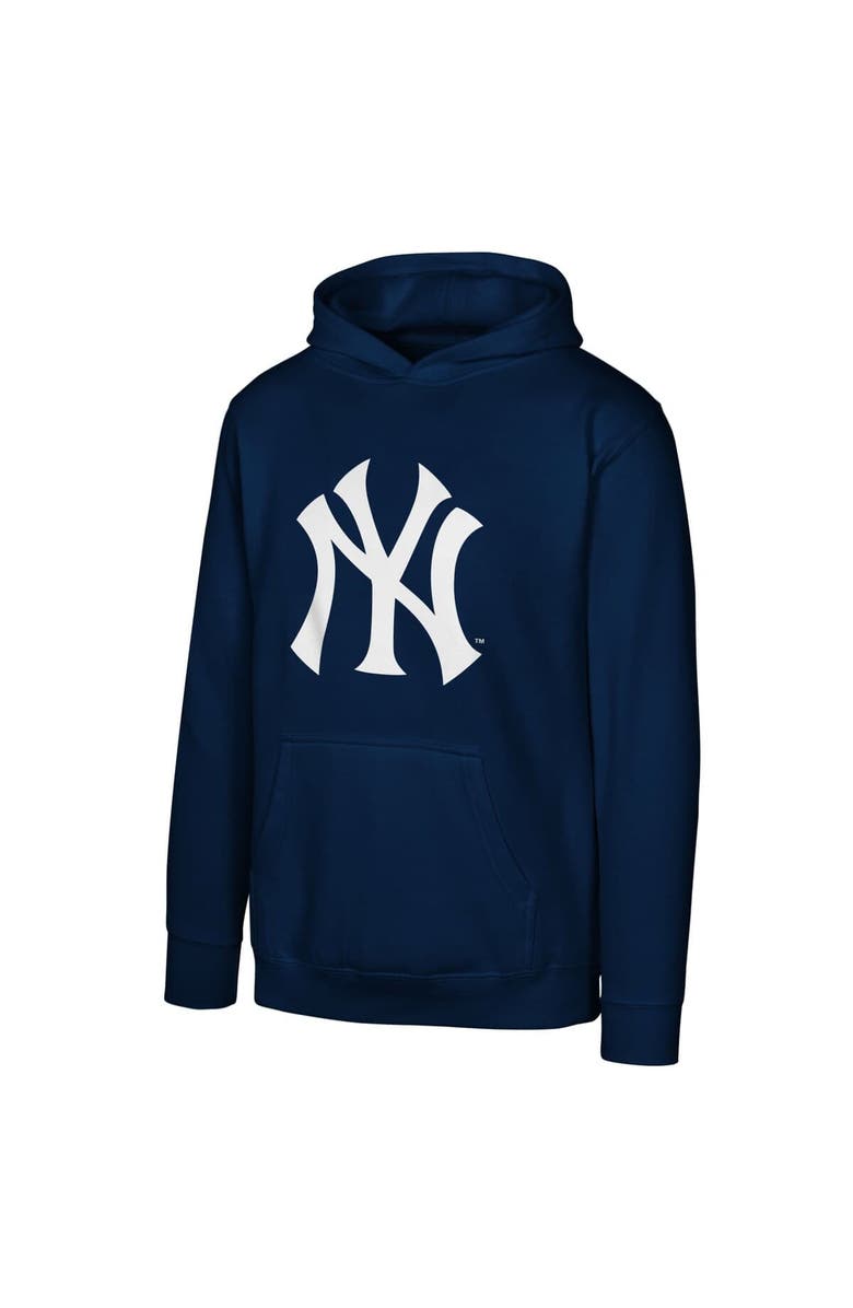 Outerstuff Youth  Navy New York Yankees Primary Logo Pullover Hoodie, Alternate, color, 