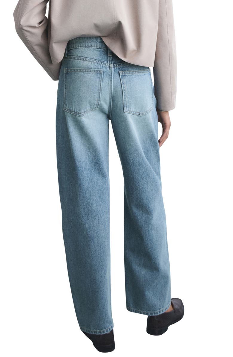 MANGO High Waist Balloon Jeans, Alternate, color, Medium Blue