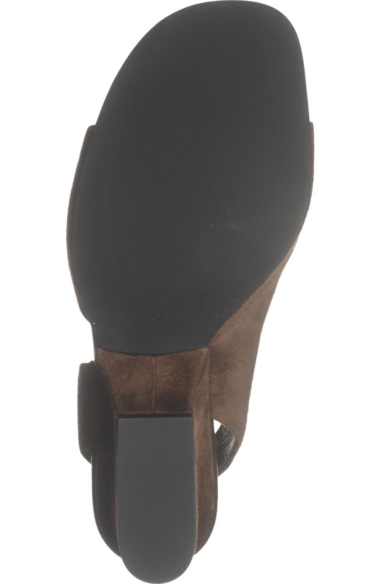 Jeffrey Campbell Pastiche Half d'Orsay Sandal, Alternate, color, Brown Suede