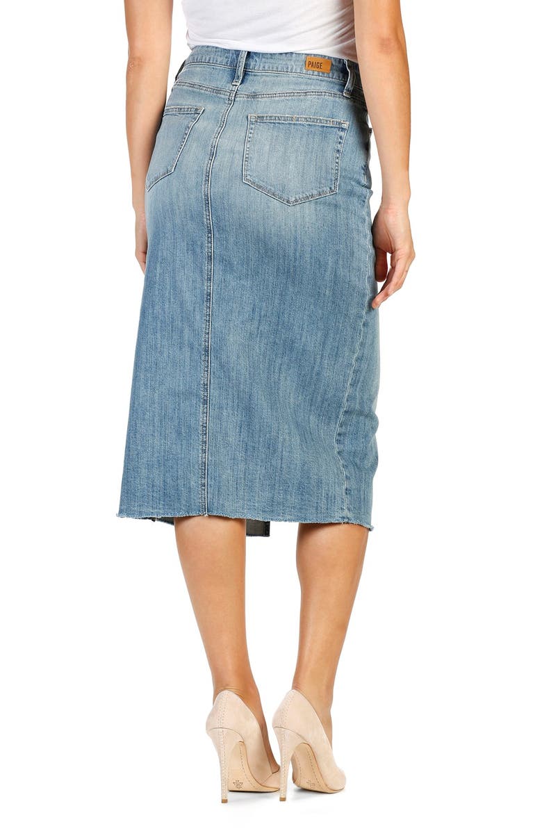 PAIGE Leanne Denim Skirt, Alternate, color,