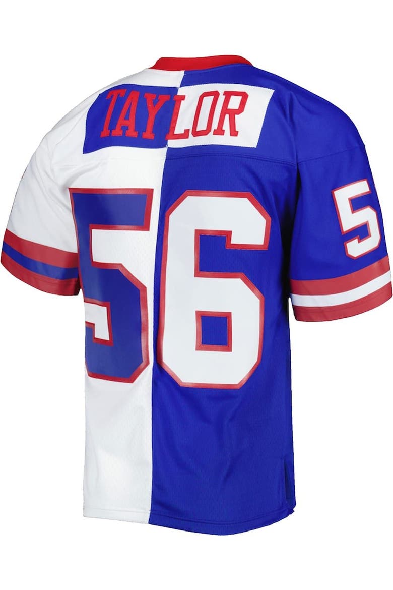 Men's Mitchell & Ness Lawrence Taylor Royal/White New York Giants 1986 Split Legacy Replica Jersey, Alternate, color, Royal