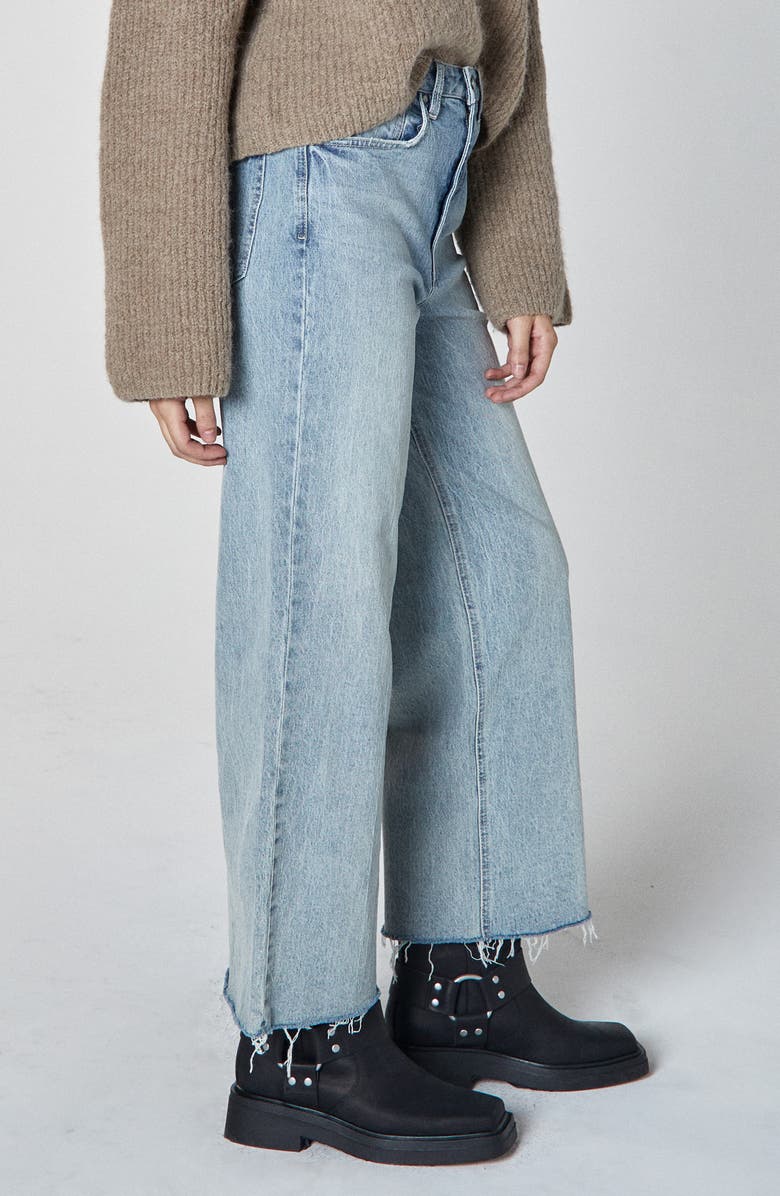 Unpublished Noemi High Waist Wide Leg Jeans, Alternate, color, 