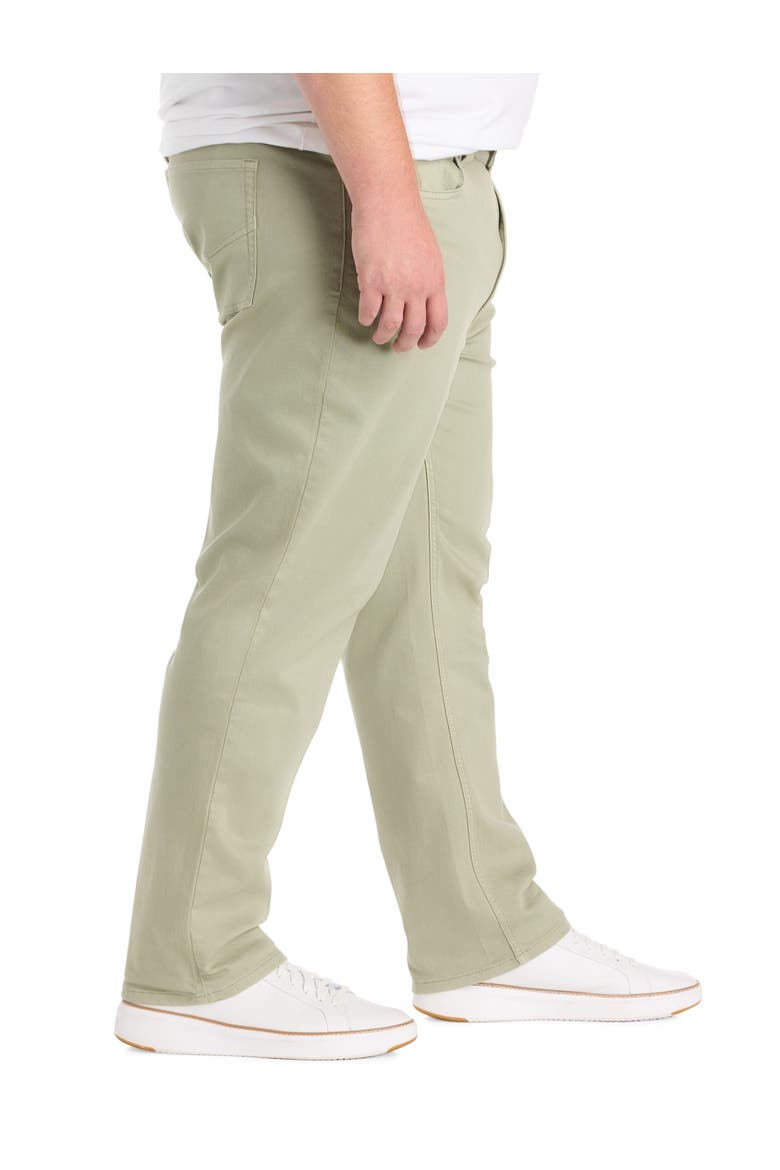 Big & Tall Iconic 5-Pocket Everyday Stretch Pants, Alternate, color, SEAGRASS OLIVE