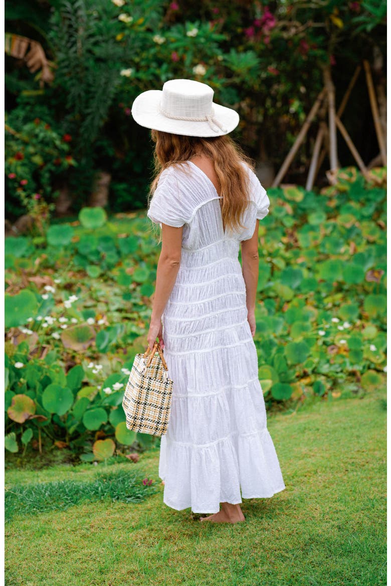 The Srikandi Ruffle Maxi Dress, Alternate, color, White