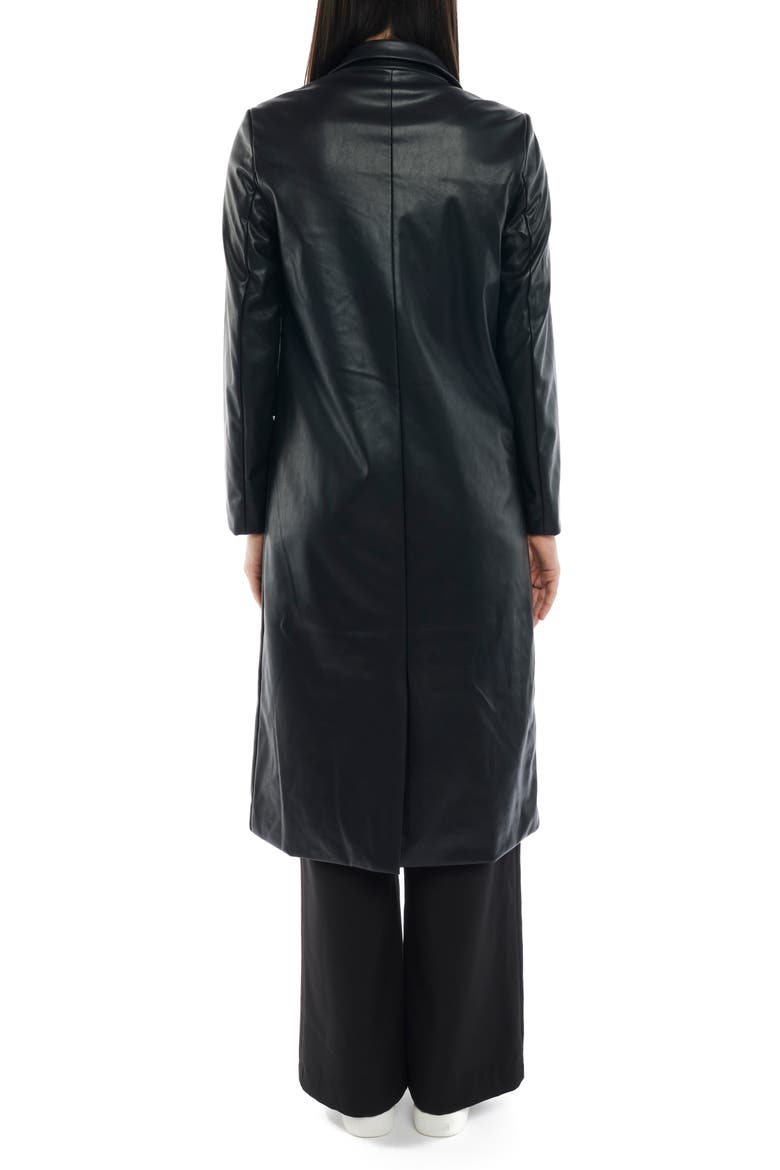 Bina Faux Leather Jacket, Alternate, color, BLACK
