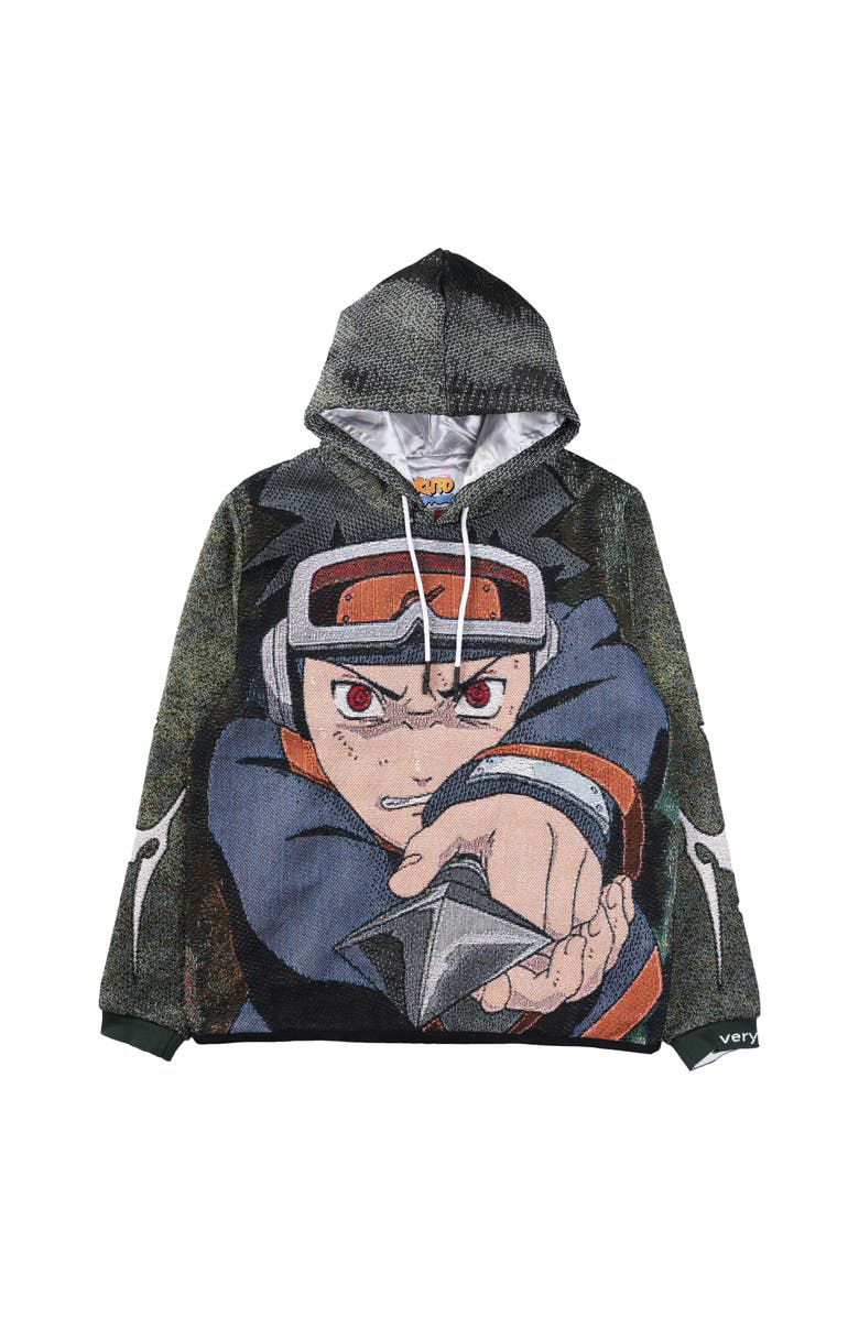 VERYRARE Kid OBito Hoodie, Main, color, Green