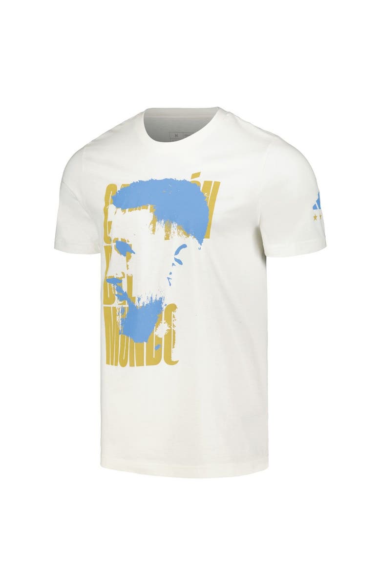 adidas Men's adidas Lionel Messi White Argentina National Team Campeones T-Shirt, Alternate, color, 