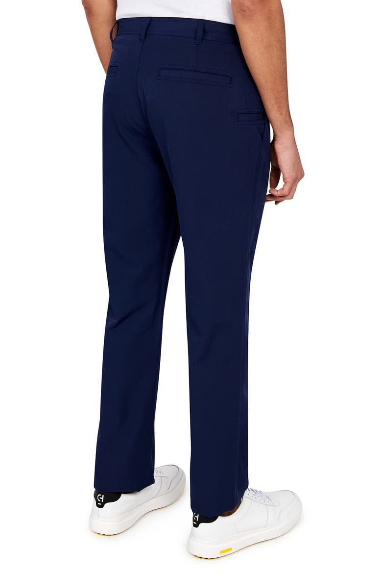 Regular Fit Solid Flat Front Recycled Performance Golf Pants, Alternate, color, MIDNIGHT
