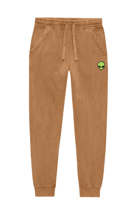 Mens Alien Midweight Fleece Washed Jogger Pant