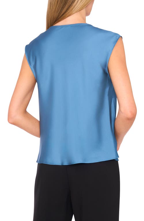 Halogenr Halogen(r) Cowl Neck Sleeveless Top In Blue