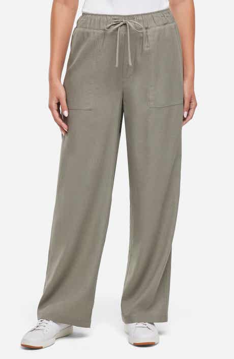 Three Dots Linen Wide Leg Pants