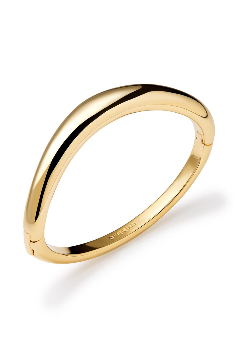 Gold Bangle Bracelet - Talia, Alternate, color, Gold