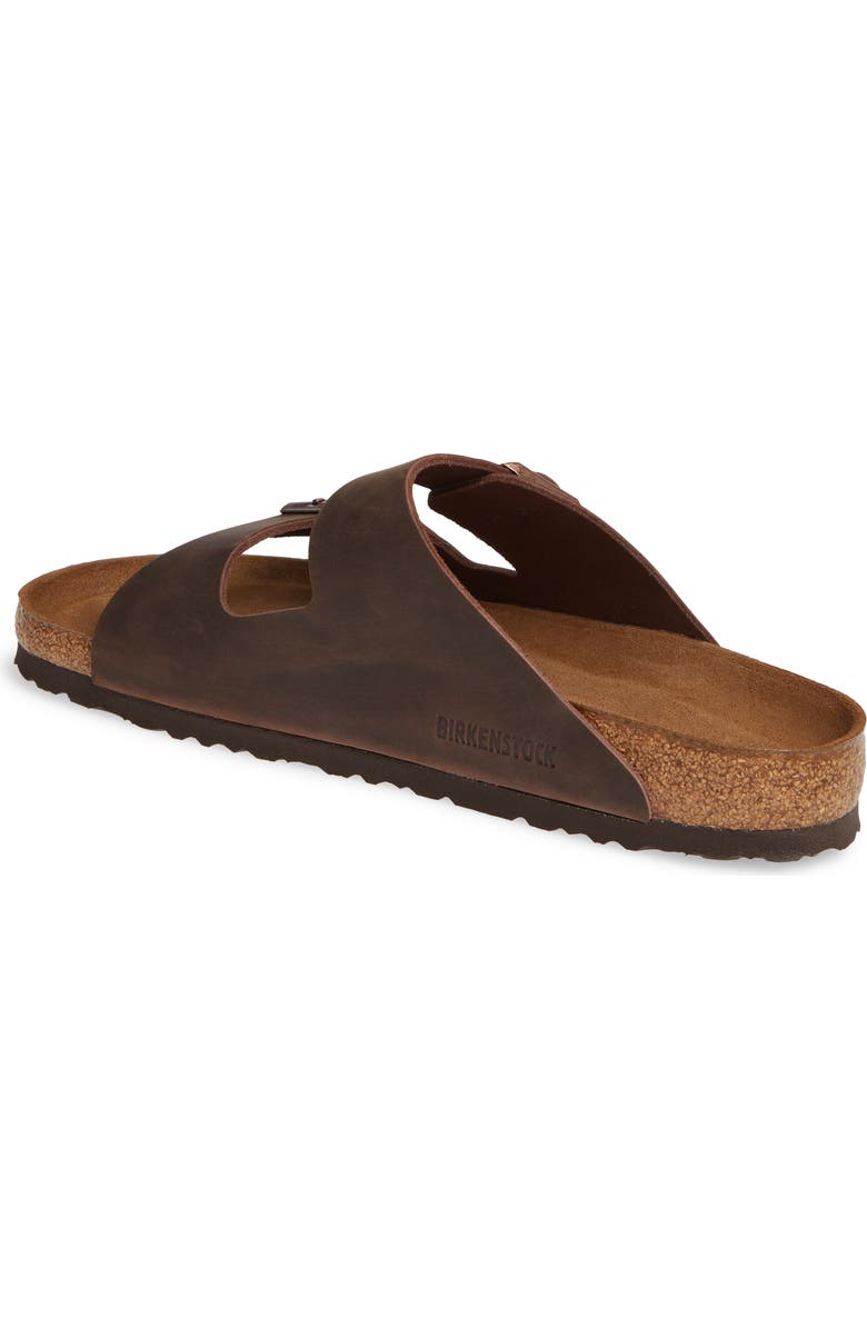 Birkenstock Arizona Soft Slide Sandal, Alternate, color, Habana