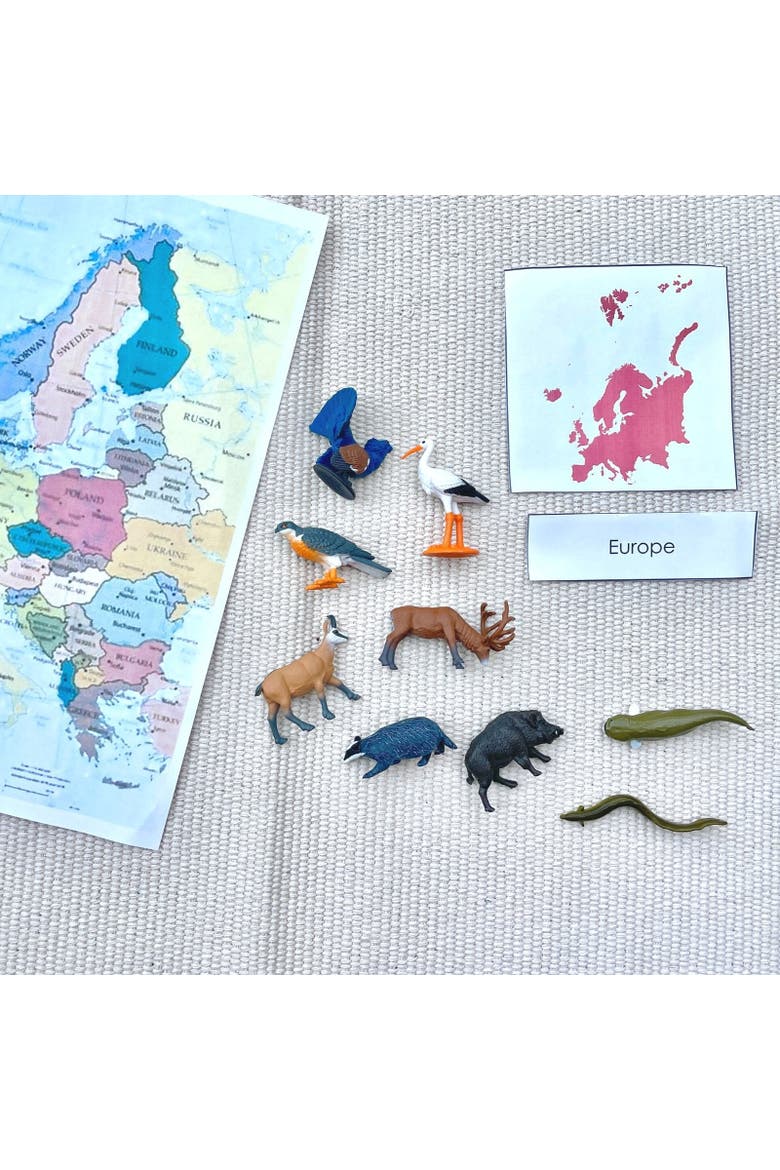 European Animals Toy, Alternate, color, No Color