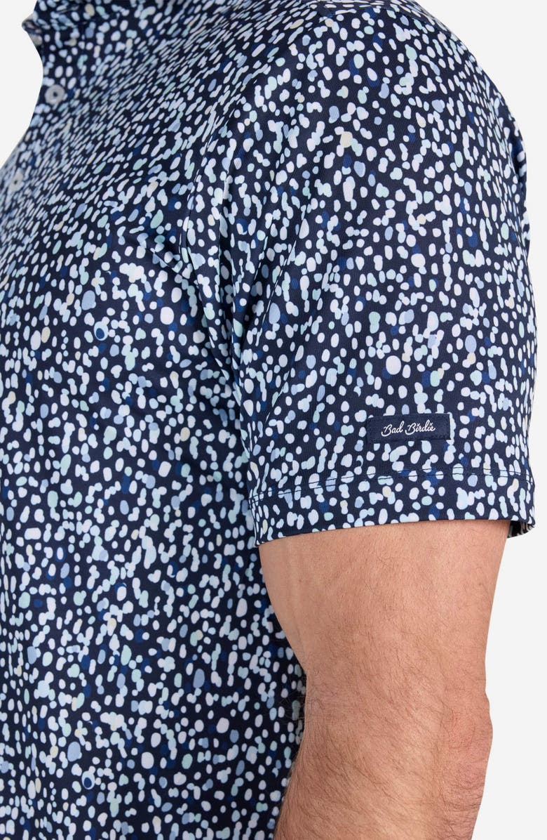 Bad Birdie Core Performance Polo, Alternate, color, Drippity Drip Remix