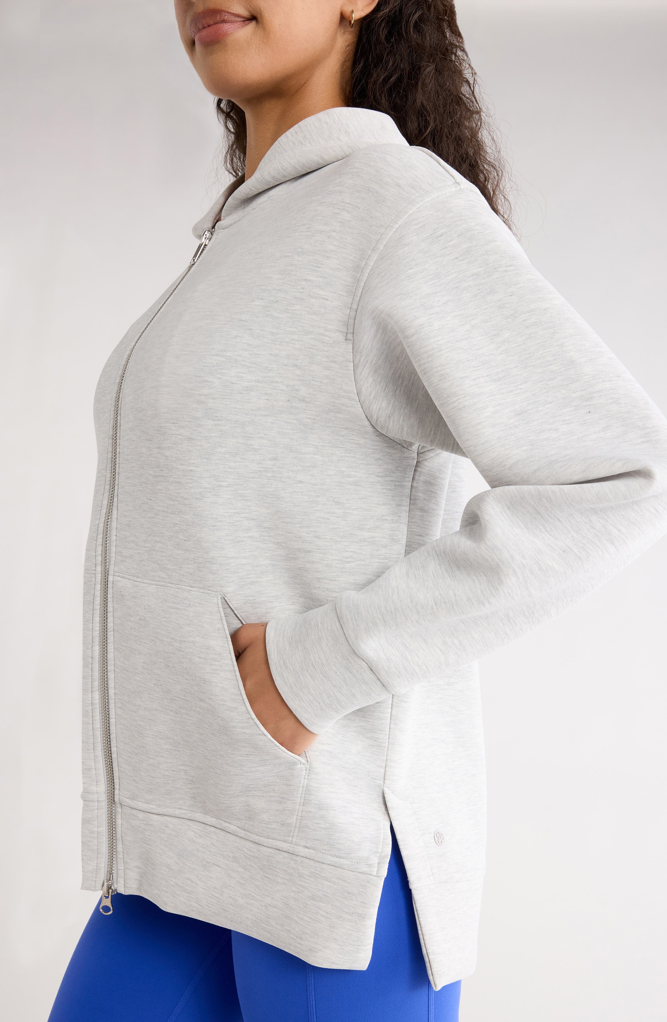 Zella Ultra Luxe Volume Zip Hoodie (Women) | Nordstrom