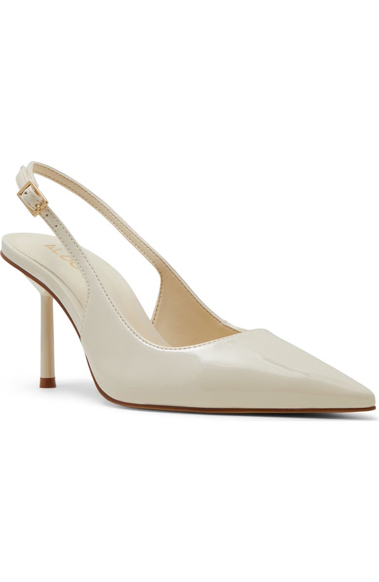 ALDO Seralina Slingback Pointed Toe Pump, Main, color, Light Beige