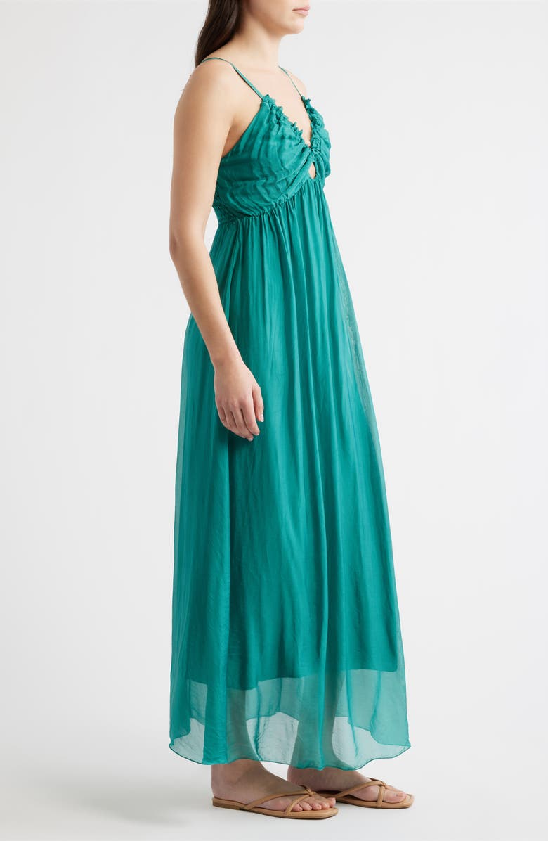 DELUC Dolce Sleeveless Maxi Dress, Alternate, color, Green
