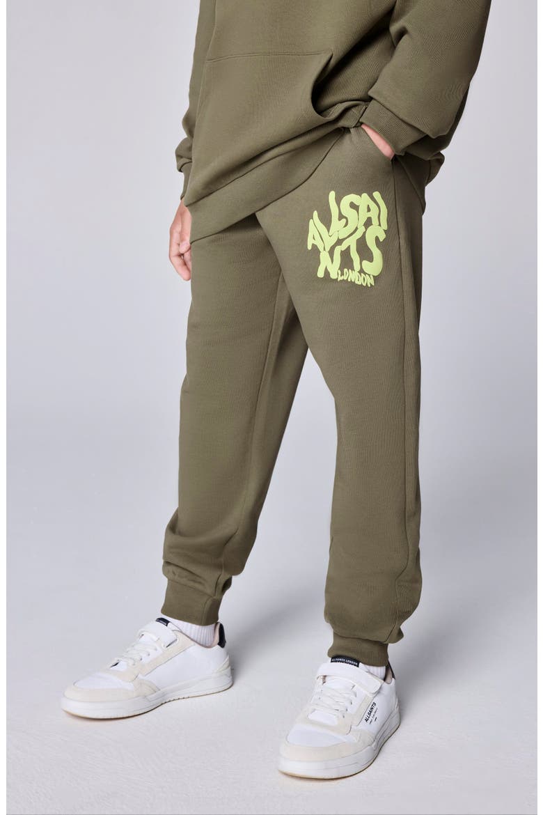 Kids' Orlando Graphic Sweatpants, Alternate, color, KHAKI GREEN