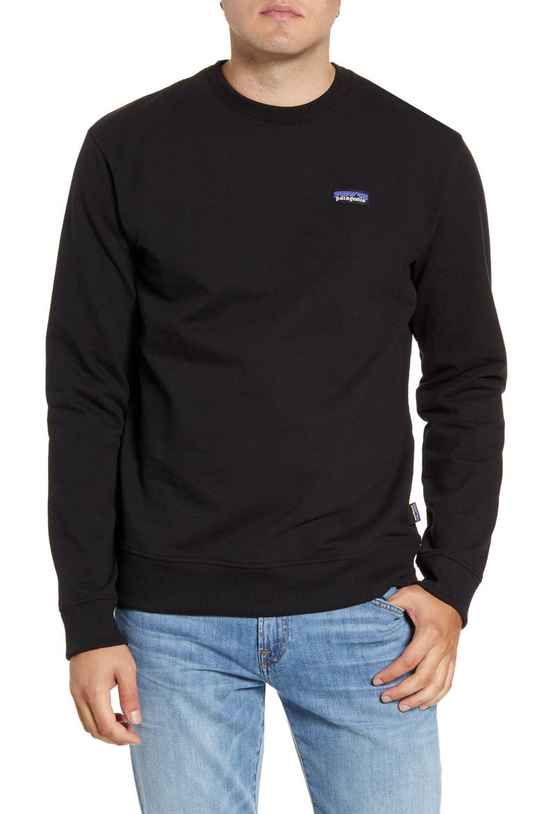 P-6 Label Uprisal Crewneck Sweatshirt, Main, color, BLACK