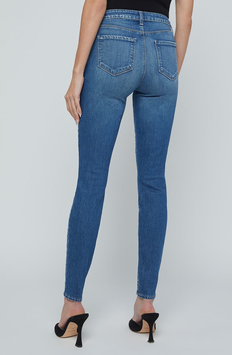 L'AGENCE Marguerite High Waist Skinny Jeans, Alternate, color, Paladino