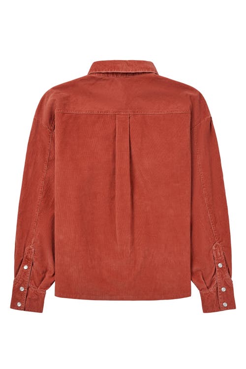 Amundsen Sports Wild Velvet Shirt In Red