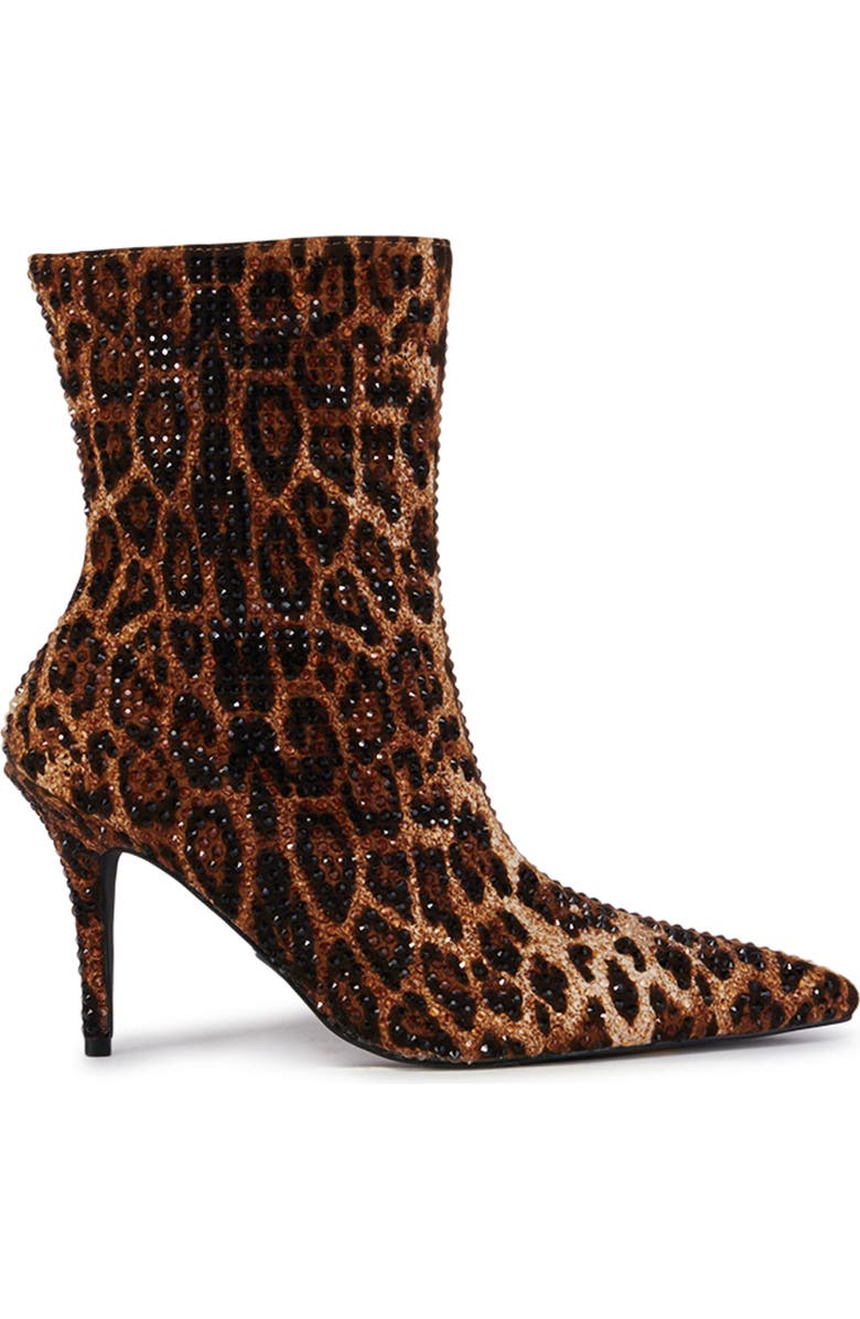 AZALEA WANG Chandra Leopard Pattern Bootie, Alternate, color,