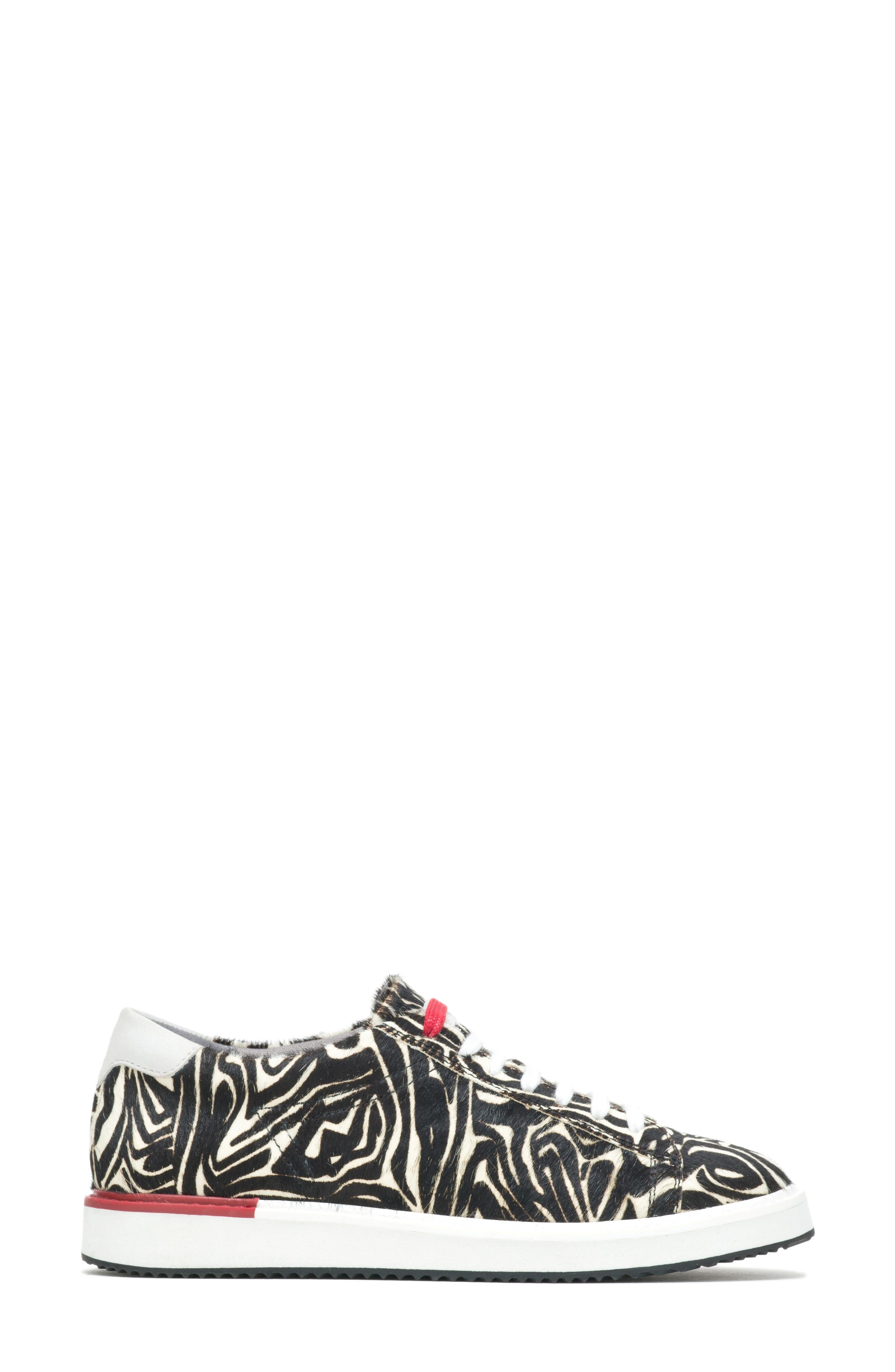 Sabine Genuine Calf Hair Sneaker, Alternate, color, ZEBRA CALF HAIR