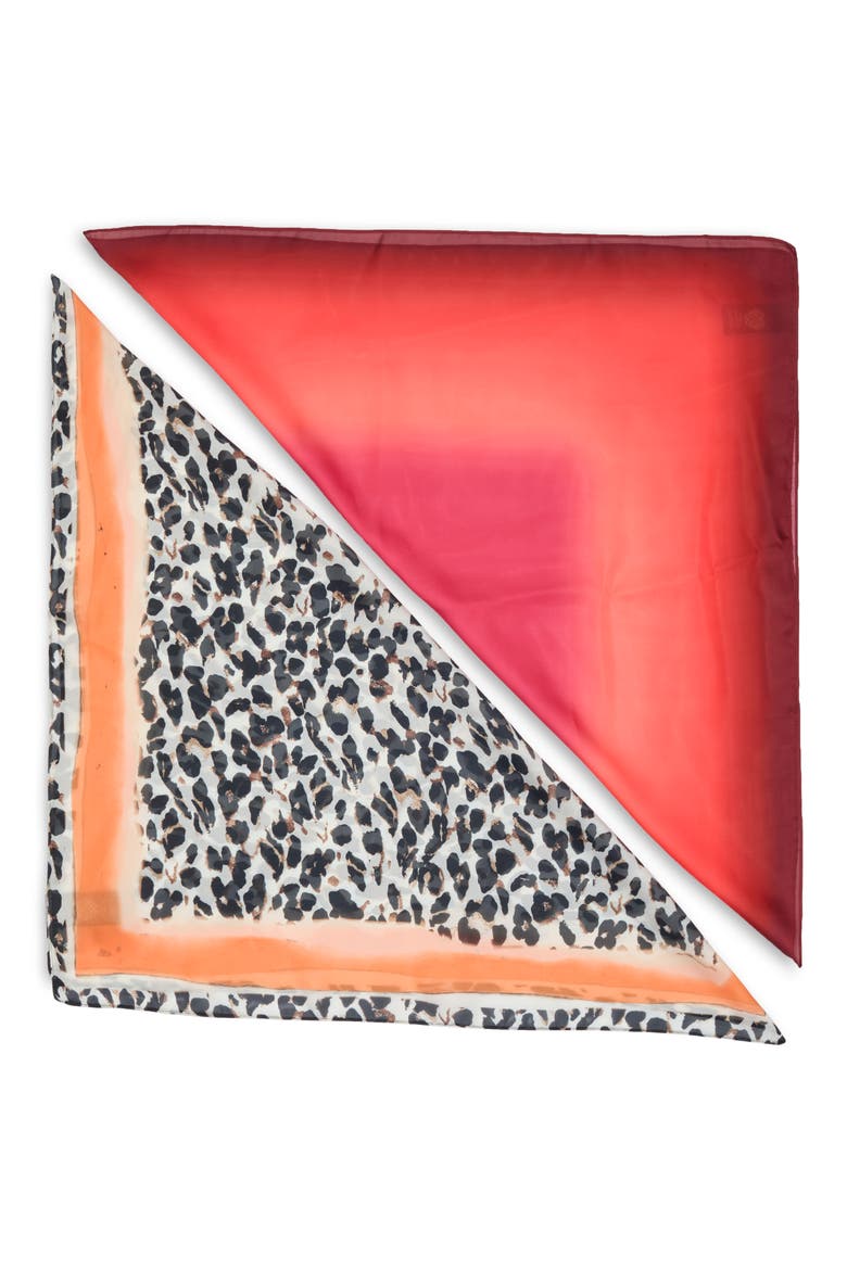Assorted 2-Pack Square Scarves, Alternate, color, CORAL