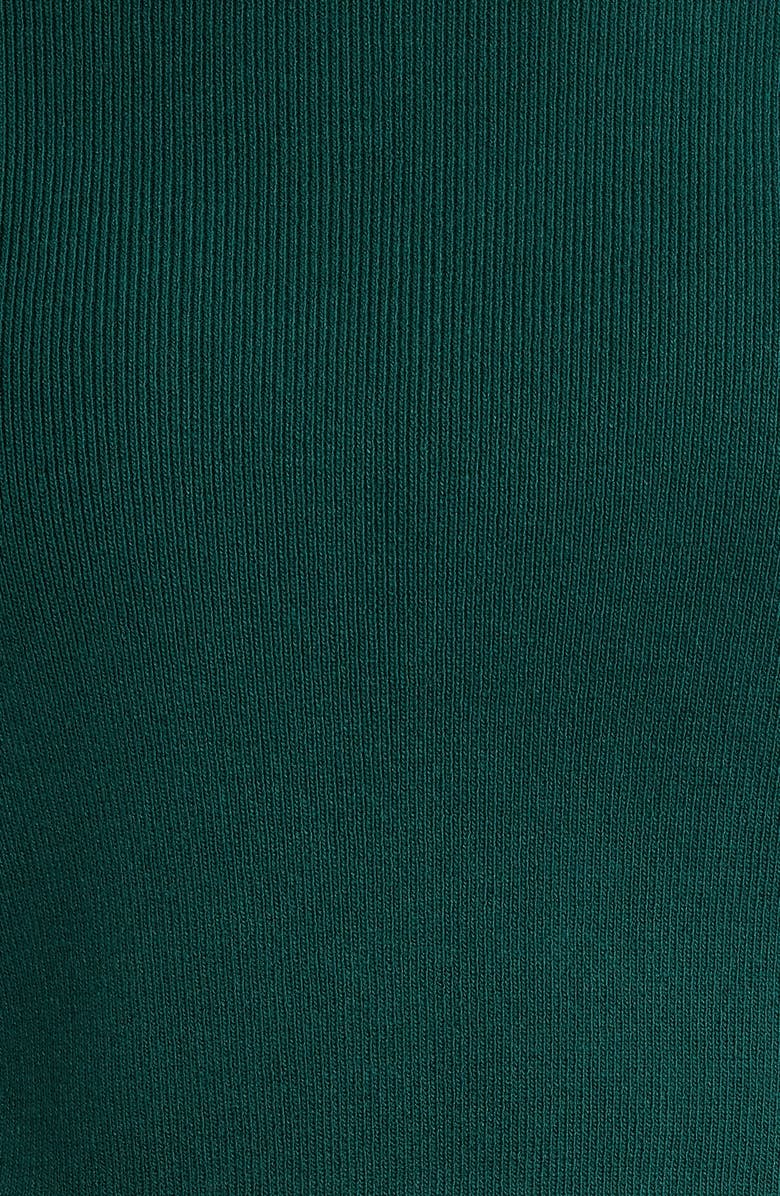 Anne Klein Short Sleeve Turtleneck Sweater, Alternate, color, Pine Forest