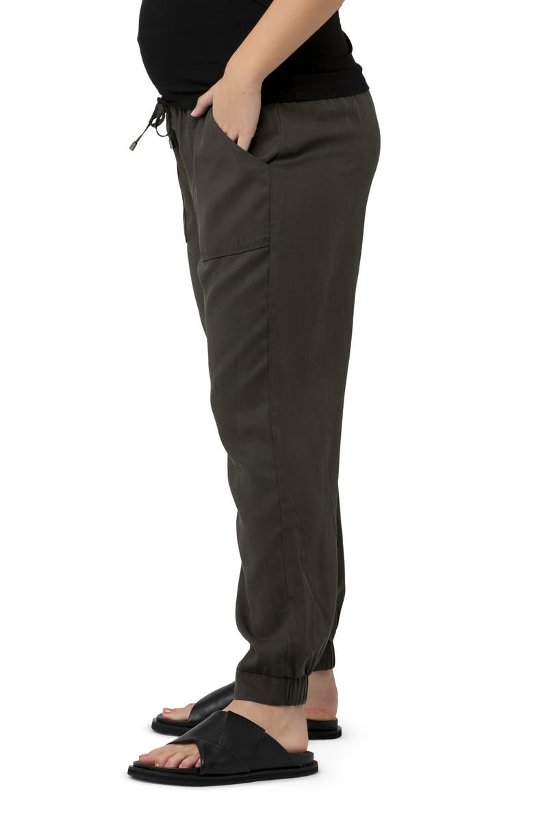 Ripe Maternity Tencel Off Duty Pant, Alternate, color, Olive