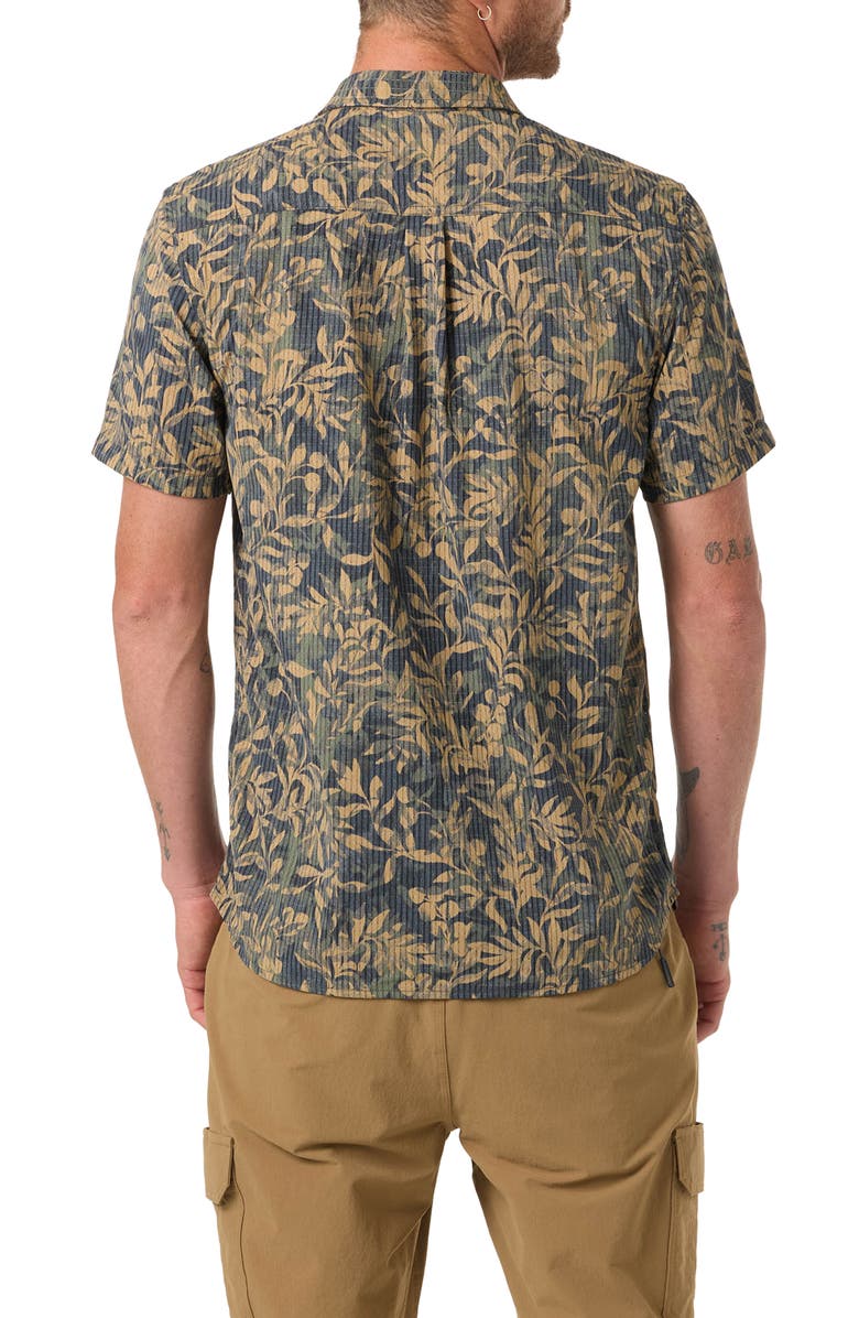 O'Neill TRVLR Perforated Short Sleeve Performance, Alternate, color, Black