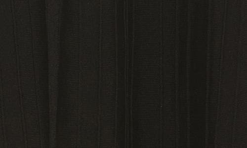 Alexia Admor Soren Short Sleeve Fit & Flare Sweater Dress In Black