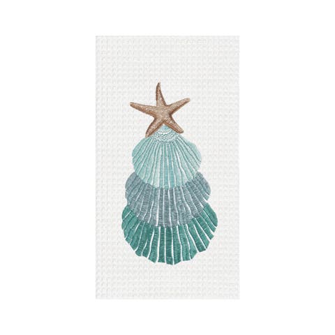 3 Scallop Shells Cotton Kitchen