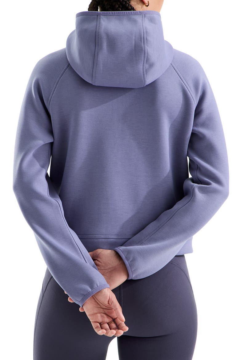 Jaida FlashDry-XD Half Zip Hoodie, Alternate, color, GROUNDED PLUM