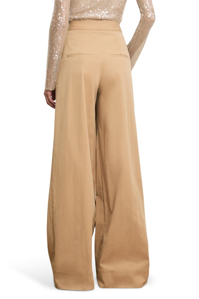 Heron Pleated Wide Leg Pants, Alternate, color, KHAKI