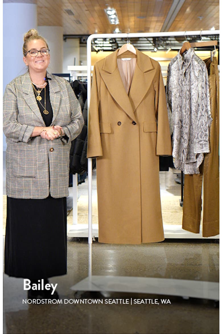 Leo Double Breasted Longline Cashmere Coat video