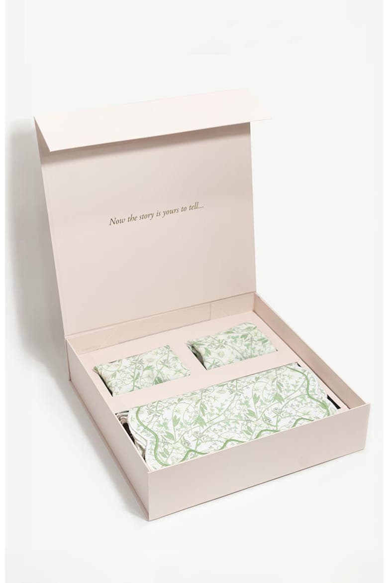 Inner Garden Society Table Linens Set, Main, color, Green