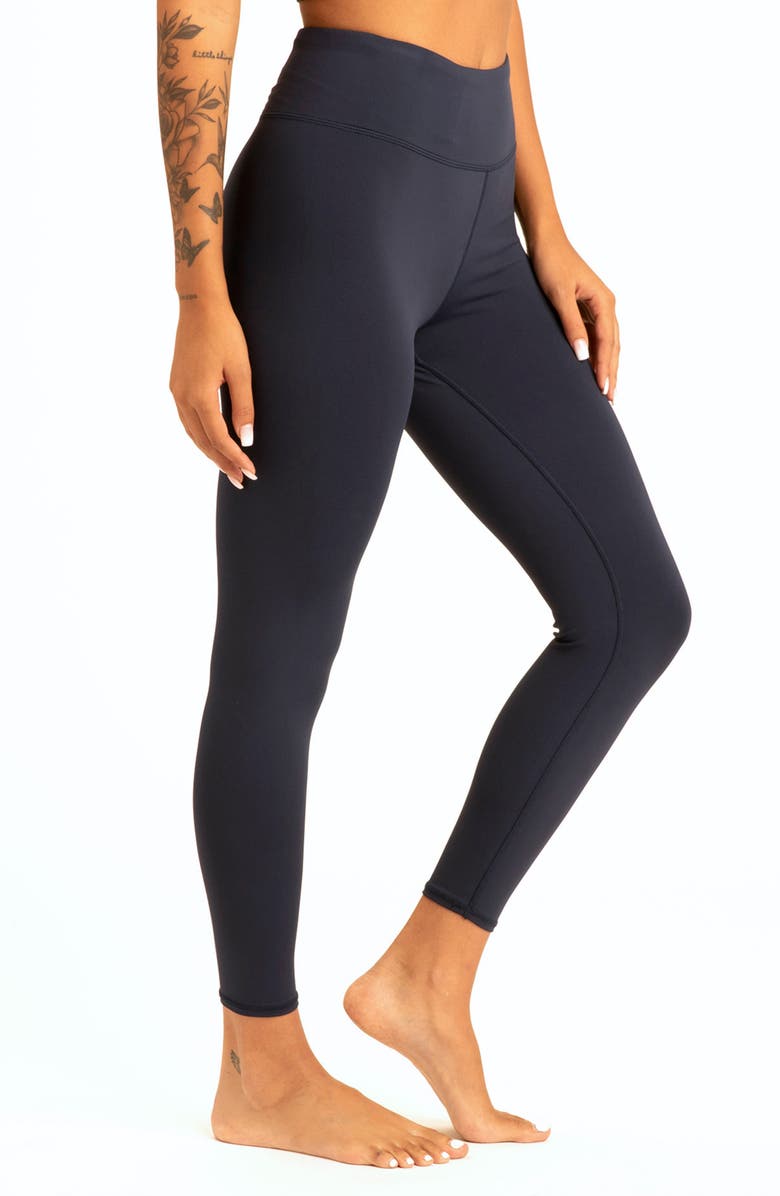 Threads 4 Thought Slyvana High Waist 7/8 Leggings, Alternate, color, Raw Denim