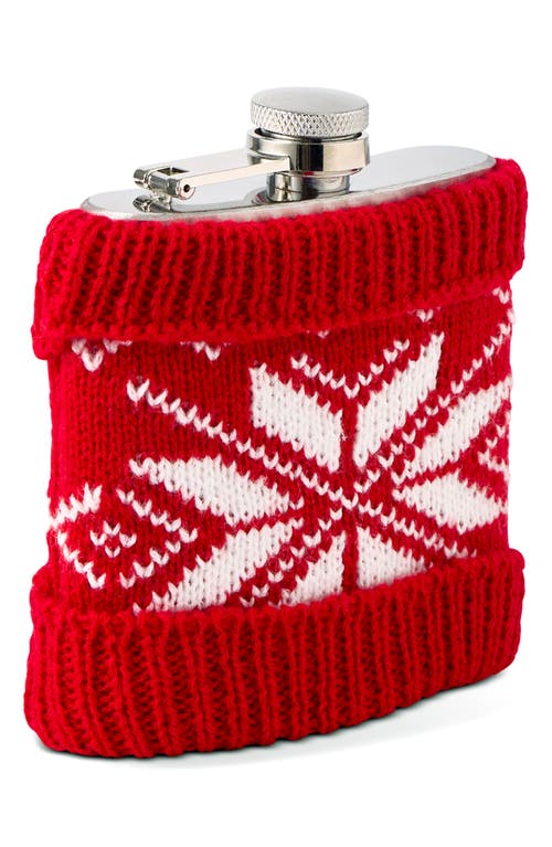 Brooklyn Steel Co. Sweater Flask In Red