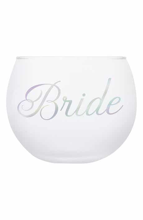 CREATIVE BRANDS Bride Roly Poly Stemless Glass