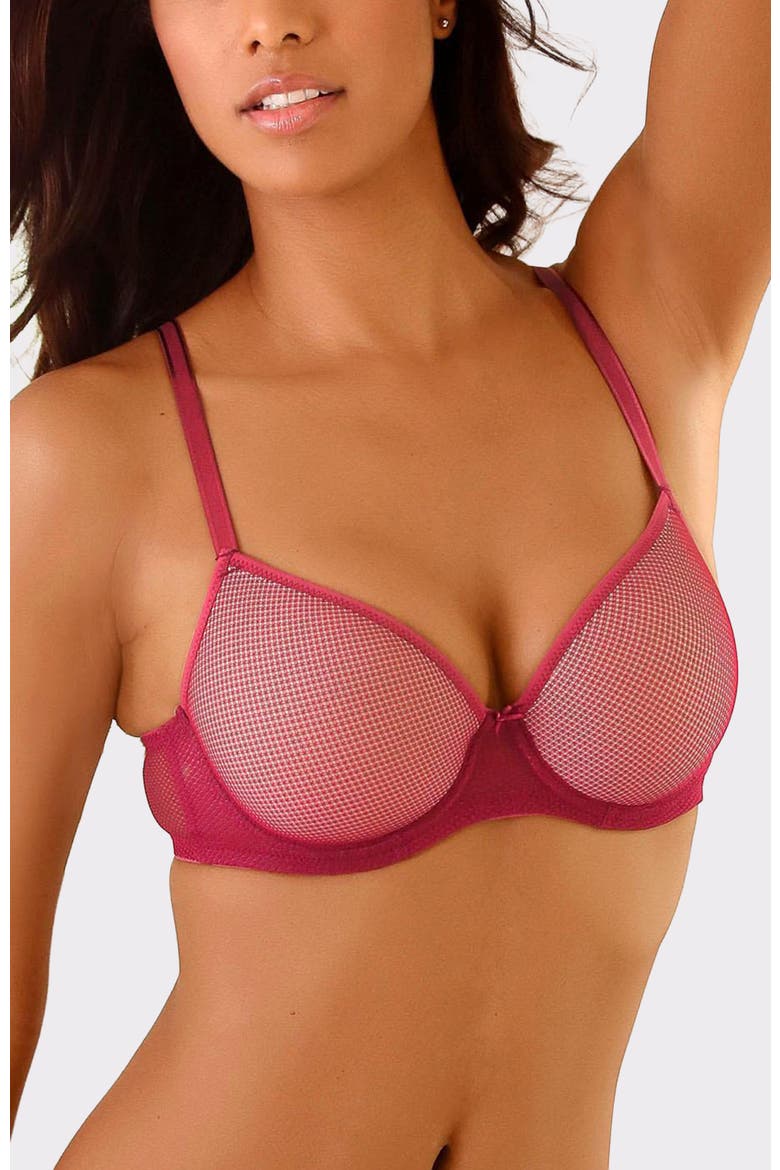 Invisible T-Shirt Bra, Main, color, Red