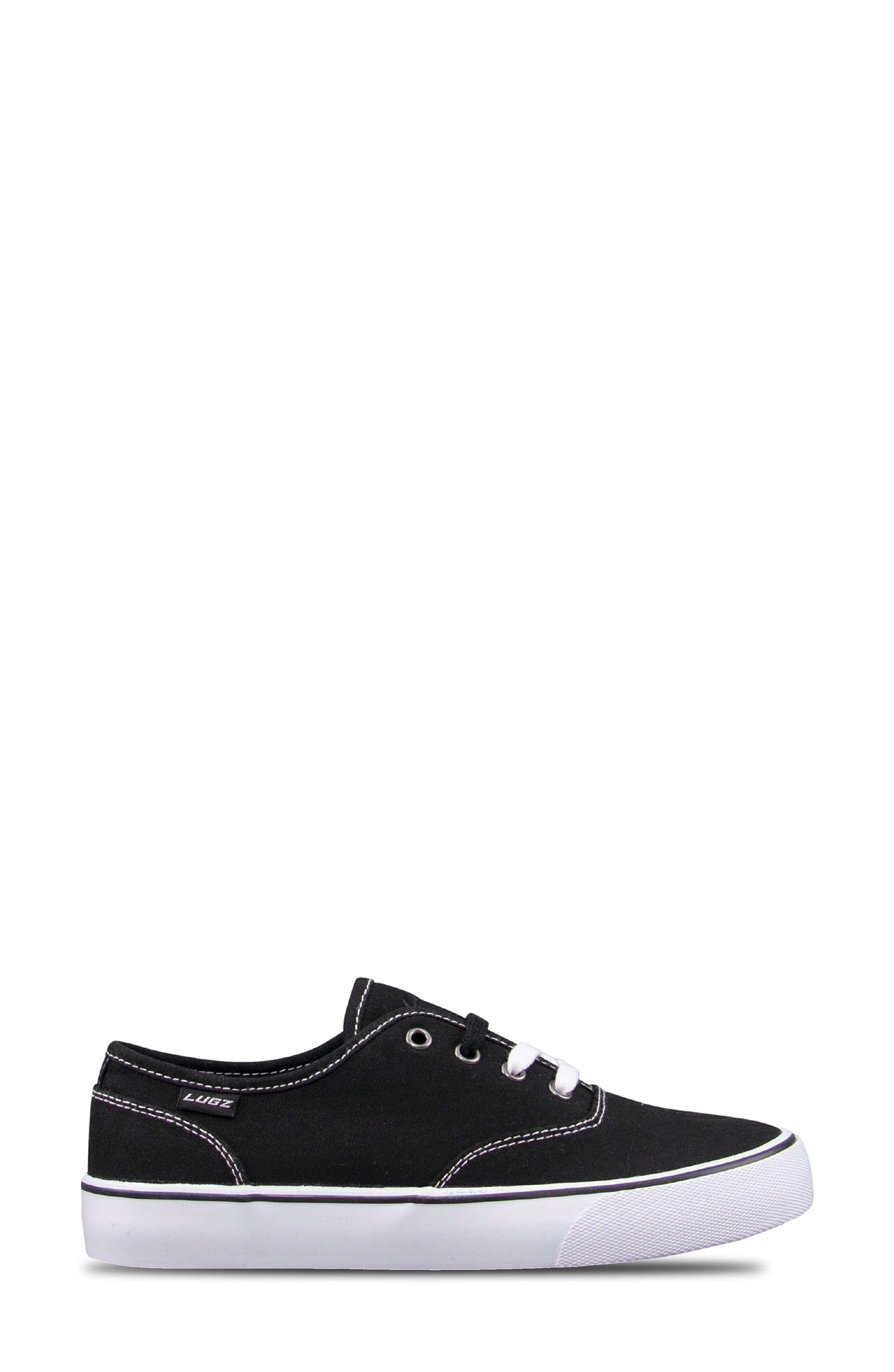 Lear Lace-Up Sneaker, Alternate, color, BLACK/WHITE