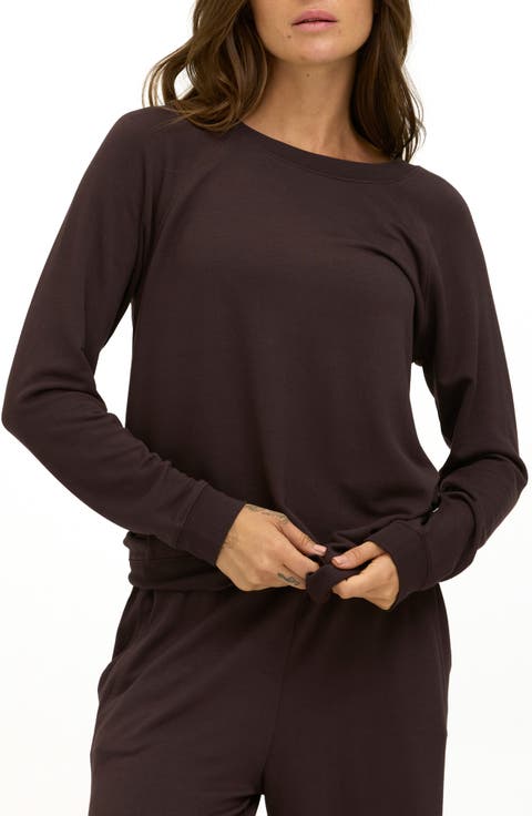Priscilla Feather Fleece Sweatshirt