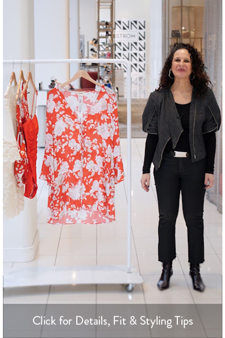 Meghan Ikebana Tie Front Long Sleeve Cover-Up video