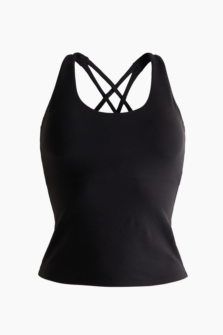 Sports Vest Top With Softmove, Alternate, color, Black