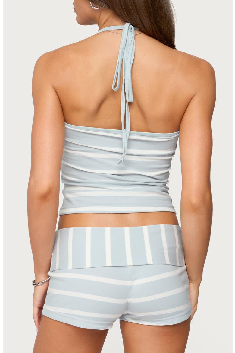 Lorenza Stripe Halter Top, Alternate, color, LIGHT-BLUE