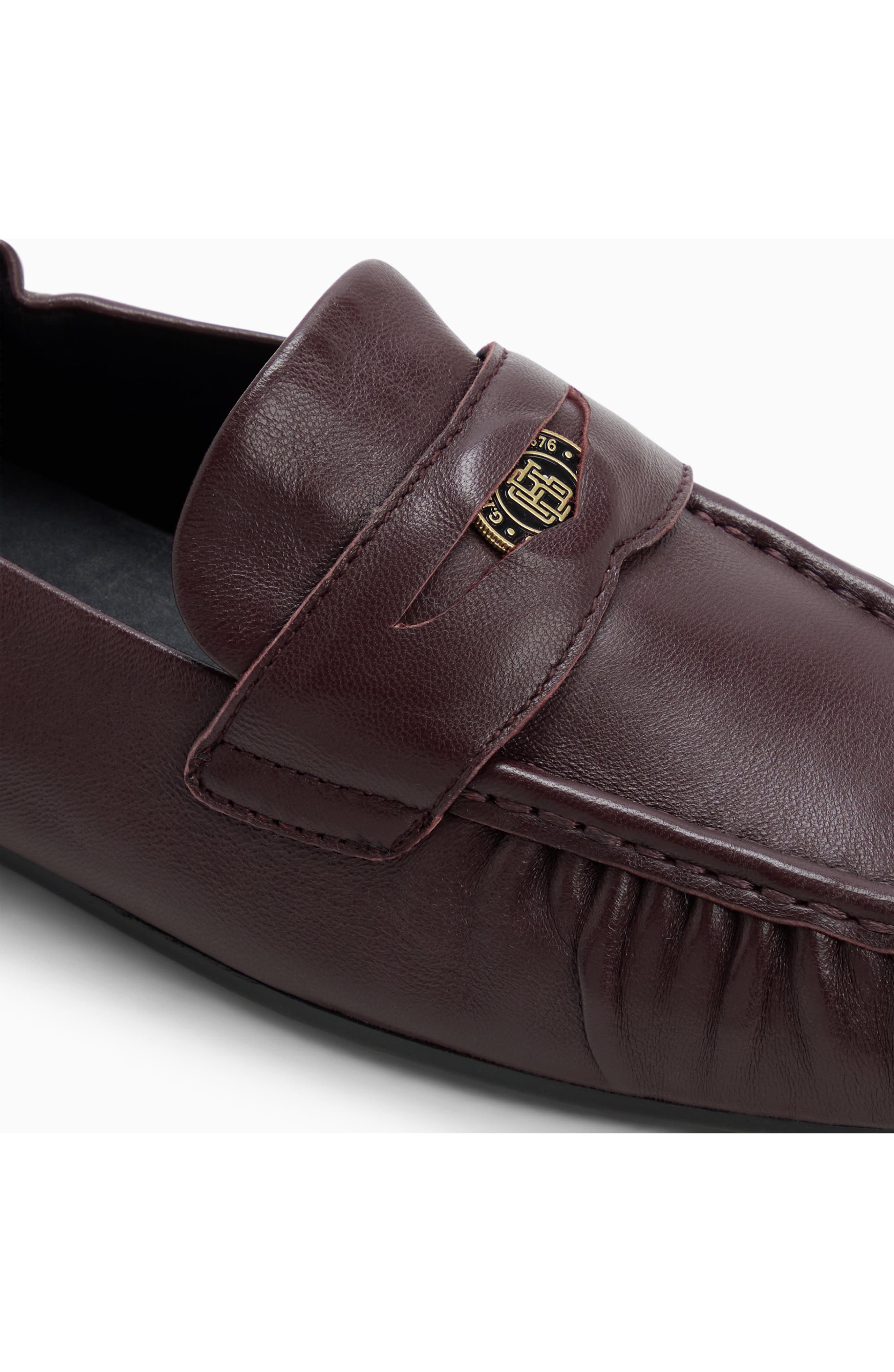 Rumi Leather Loafer, Alternate, color, WINE